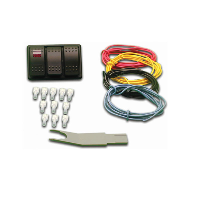 NITROUS EXPRESS UNIVERSAL CONSOLE SWITCH PANEL (SYSTEM, HEATER, PURGE, AND BOTTLE OPENER)