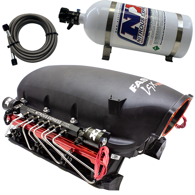 NITROUS EXPRESS FAST HR Manifold For LS3/L92 Port Heads W/ Shark Direct Port