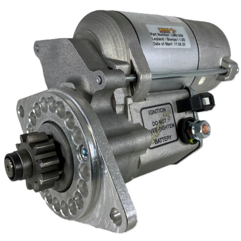 WOSP Bucher TR2800 / Leyland Sherpa 1.8D high torque starter motor