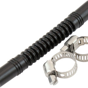 AEROFLOW 3/8" INTANK FUEL HOSE 100mm LENGTH E85 NYLON FLEXIBLE 10mm