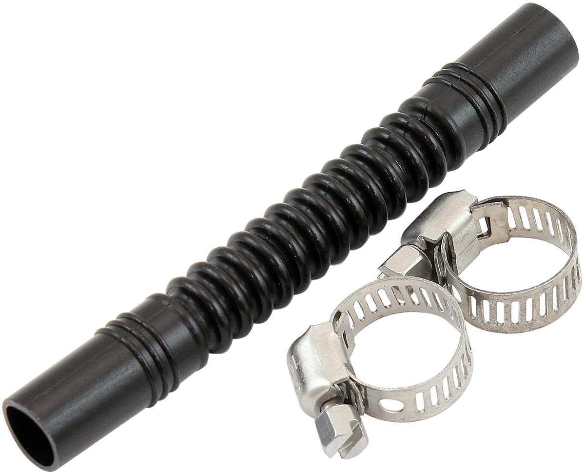 AEROFLOW 3/8" INTANK FUEL HOSE 100mm LENGTH E85 NYLON FLEXIBLE 10mm