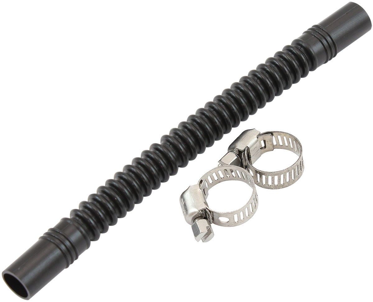 AEROFLOW 3/8" INTANK FUEL HOSE 150mm LENGTH E85 NYLON FLEXIBLE 10mm