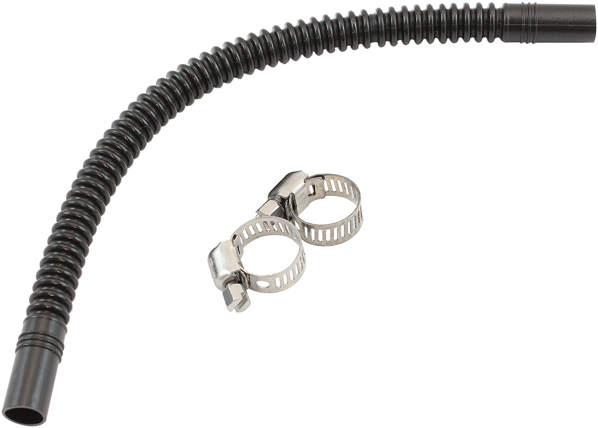 AEROFLOW 3/8" INTANK FUEL HOSE 250mm LENGTH E85 NYLON FLEXIBLE 10mm