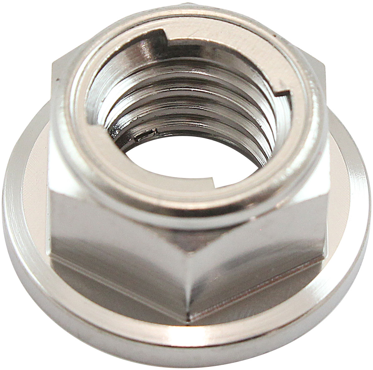 AEROFLOW M10x1.50 TITANIUM LOCKING NUT 6 POINT HEX SINGL M10 x 1.50mm