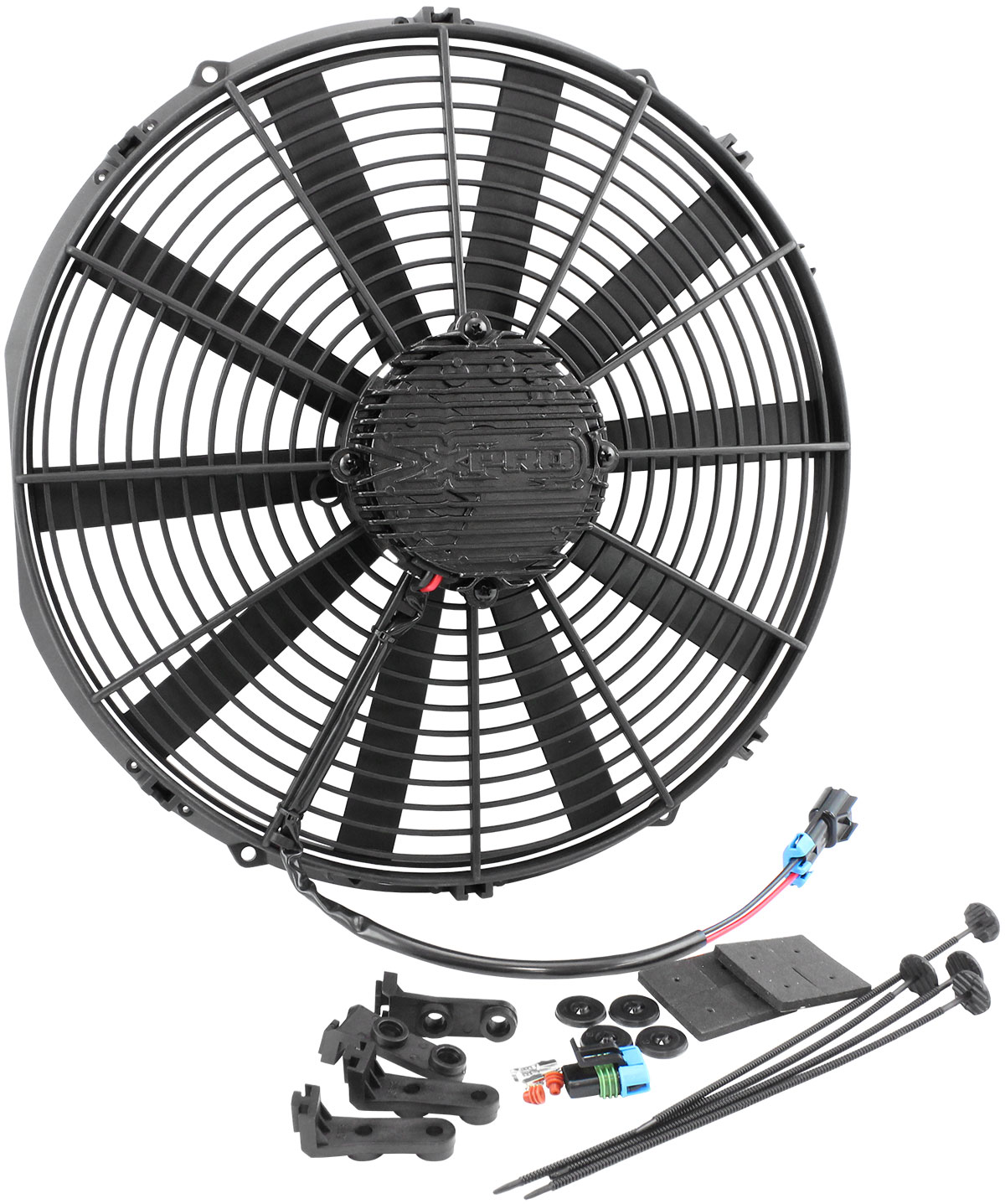 AEROFLOW BRUSHLESS 16" ELECTRIC FAN 3400 CFM STRAIGHT BLADE