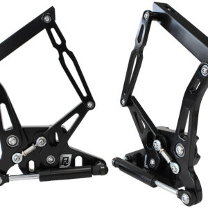 AEROFLOW BILLET BONNET HINGE KIT BLACK XR XY FORD FALCON SHINY BLACK
