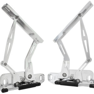 AEROFLOW BILLET BONNET HINGE KIT POLISHHQ-WB HOLDEN, LH-UC TORANA new