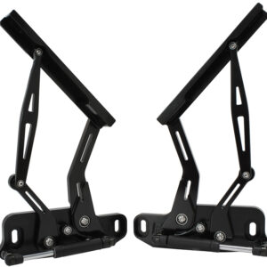 AEROFLOW BILLET BONNET HINGE KIT BLACK HQ-WB HOLDEN, LH-UC TORANA new