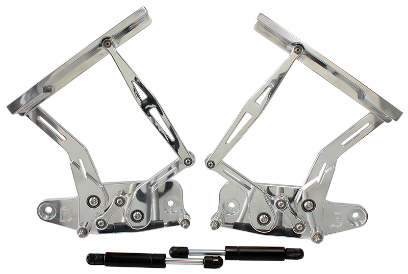 AEROFLOW BILLET BONNET HINGE KIT POLISHHOLDEN HK - HT - HG