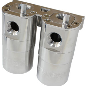 AEROFLOW DUAL CATCH CAN -10ORB AIR / OIL SEPARATOR DIESEL AF64-4364