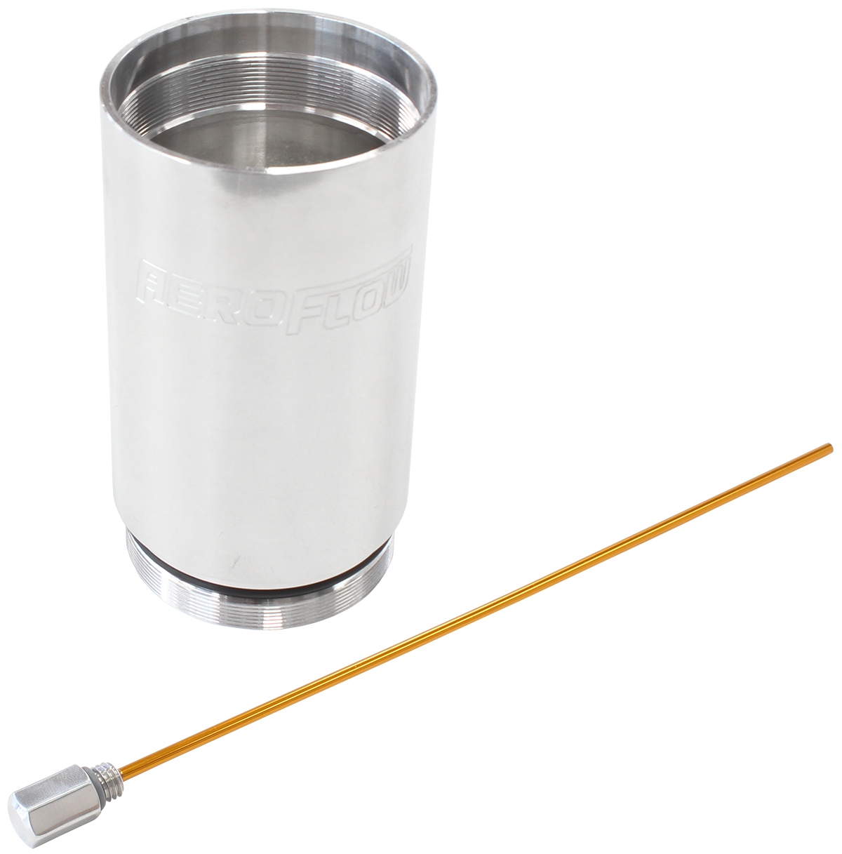 AEROFLOW UNIVERSAL CATCH CAN EXTENSION AIR/OIL SEPARATOR DIESEL SILVE
