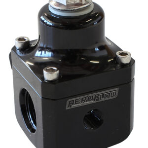 AEROFLOW 2 PORT FUEL PRESSURE REGULATORBLACK 750+ HP @ 4-12 PSI