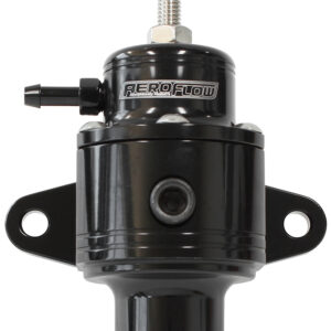 AEROFLOW -6ORB EFI FUEL PRESSURE REG 800hp HANDLES 98ron,ETH, METH AF66-2058BLK