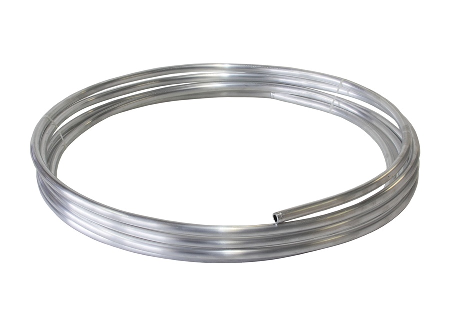 AEROFLOW 3/4" ALLOY HARD LINE (19.05mm)NATURAL FINISH (RAW) 25ft 7.5M