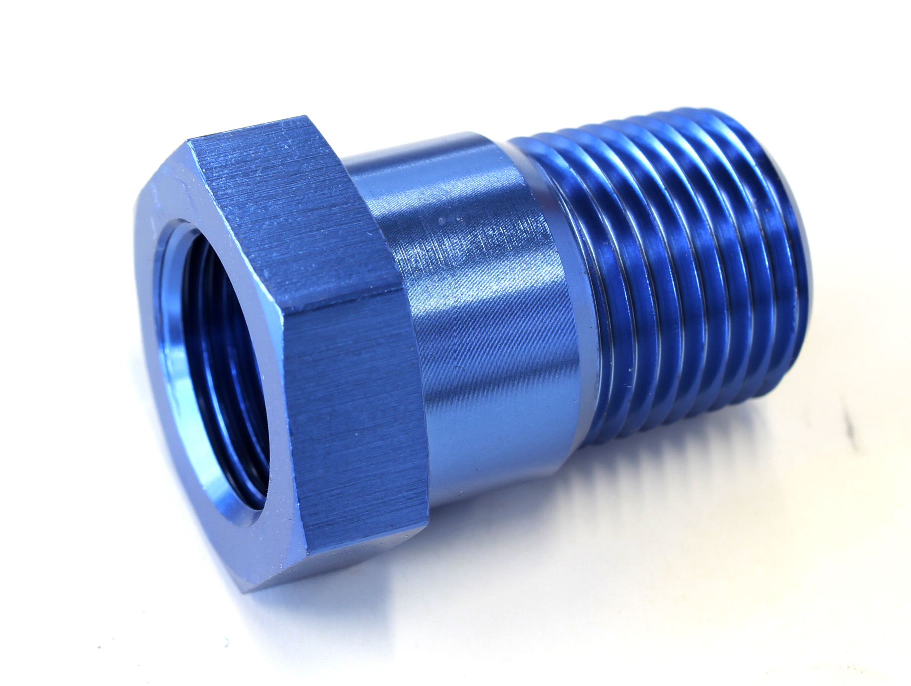 AEROFLOW TEMPERATURE PROBE ADAPTER BLUE 3/8" MALE 5/8" FEMALE