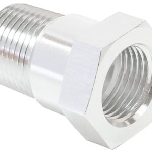 AEROFLOW TEMPERATURE PROBE ADAPTER SILVER 3/8" MALE 5/8" FEMALE