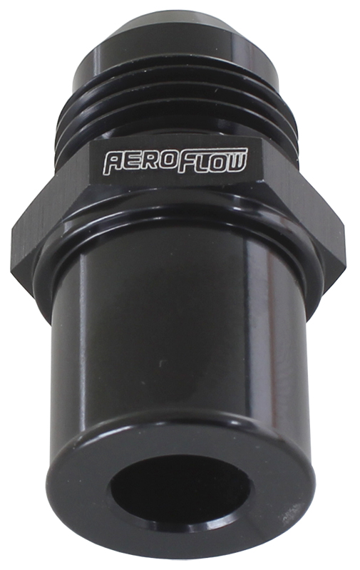 AEROFLOW PRESS IN COVER BREATHER ADAPTETO -8AN BLACK BA to FG REAR AF708-08RBLK