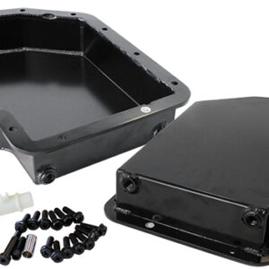 AEROFLOW TH400 3" DEEP FABRICATED TRANSMISSION PAN INC FILTER EXTENSI AF72-3001BLK