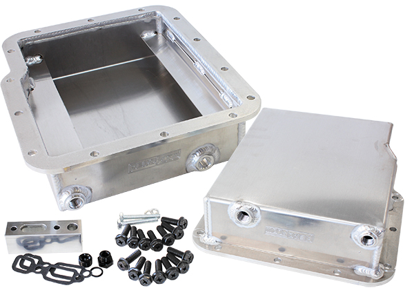 AEROFLOW POWERGLIDE 3" DEEP FABRICATED TRANS PAN INC FILTER EXTENSION AF72-3002