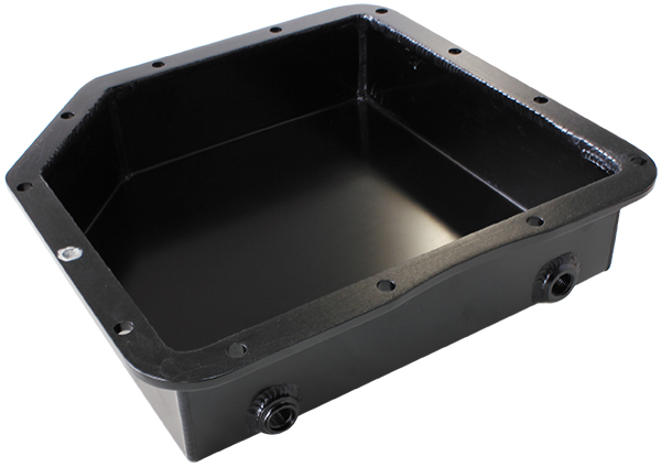 AEROFLOW TH350 3" DEEP FABRICATED TRANSPAN BLACK INC FILTER EXTENSION
