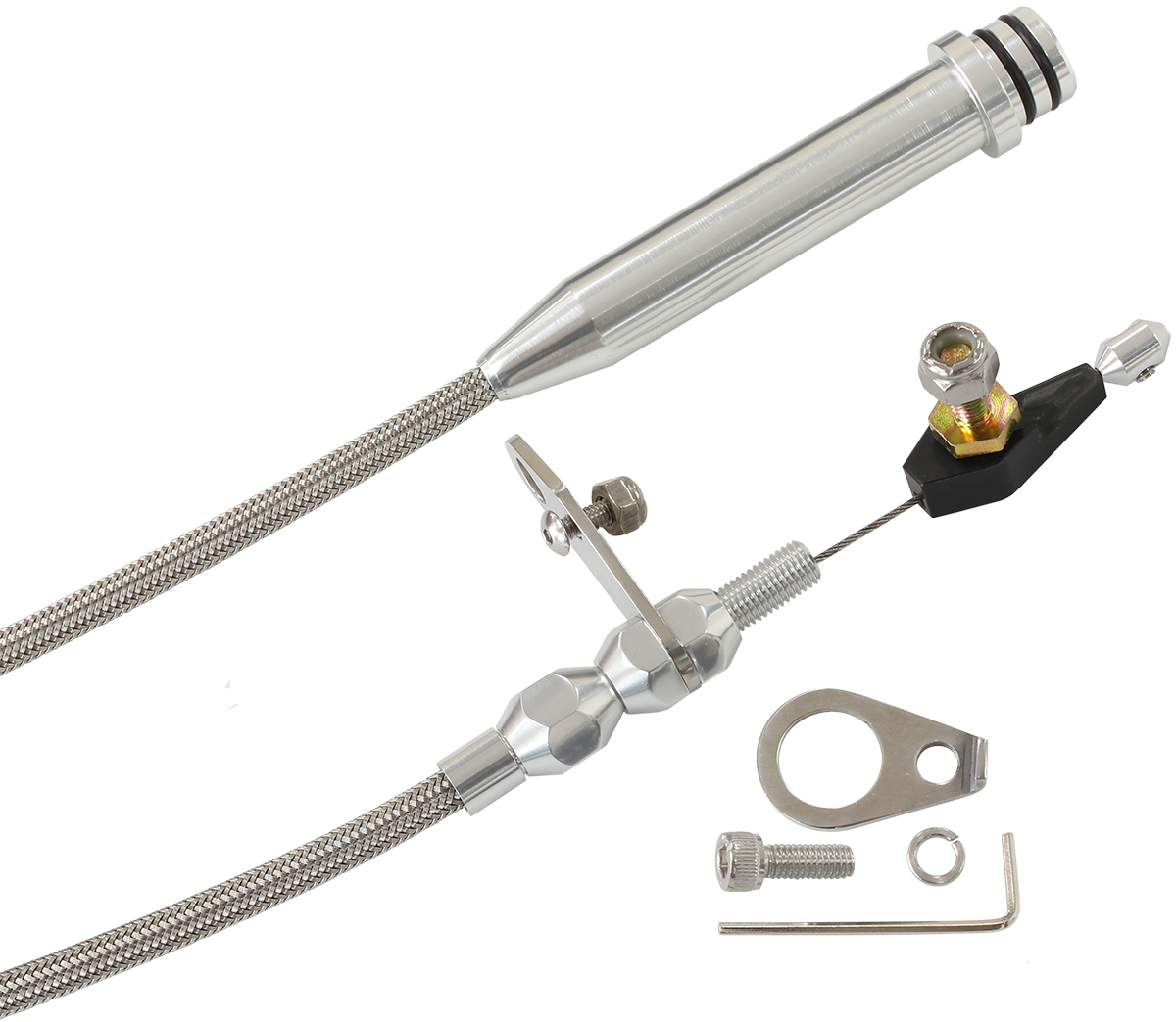 AEROFLOW AEROFLOW KICKDOWN CABLE TH700 4L60 EARLY CHROME FINISH