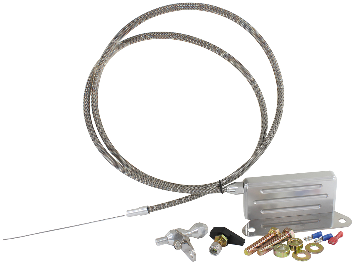 AEROFLOW AEROFLOW KICKDOWN GM TH400 CABLE CHROME FINISH