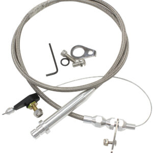 AEROFLOW AEROFLOW KICKDOWN GM TH350 CABLE CHROME FINISH