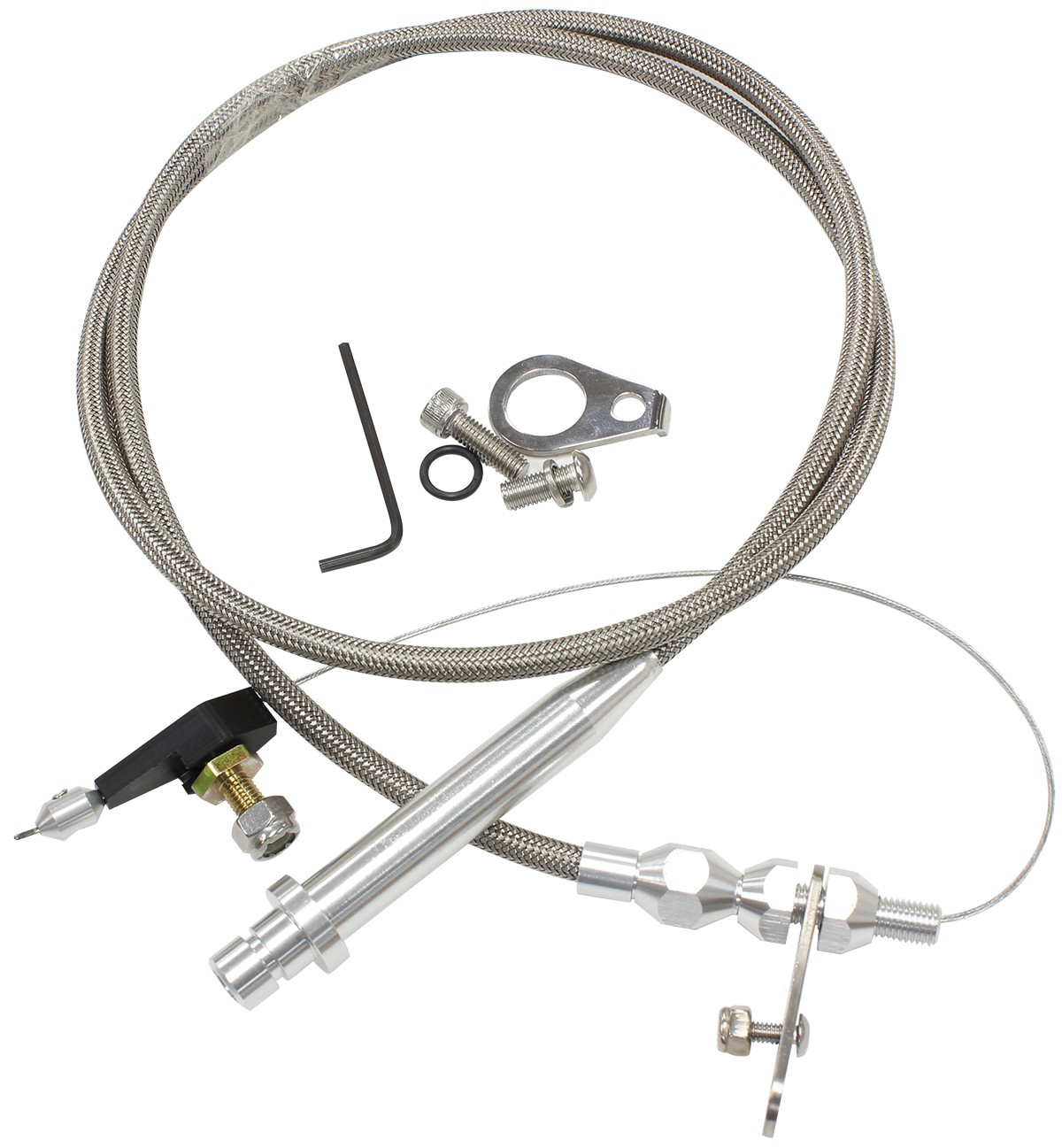 AEROFLOW AEROFLOW KICKDOWN GM TH350 CABLE CHROME FINISH