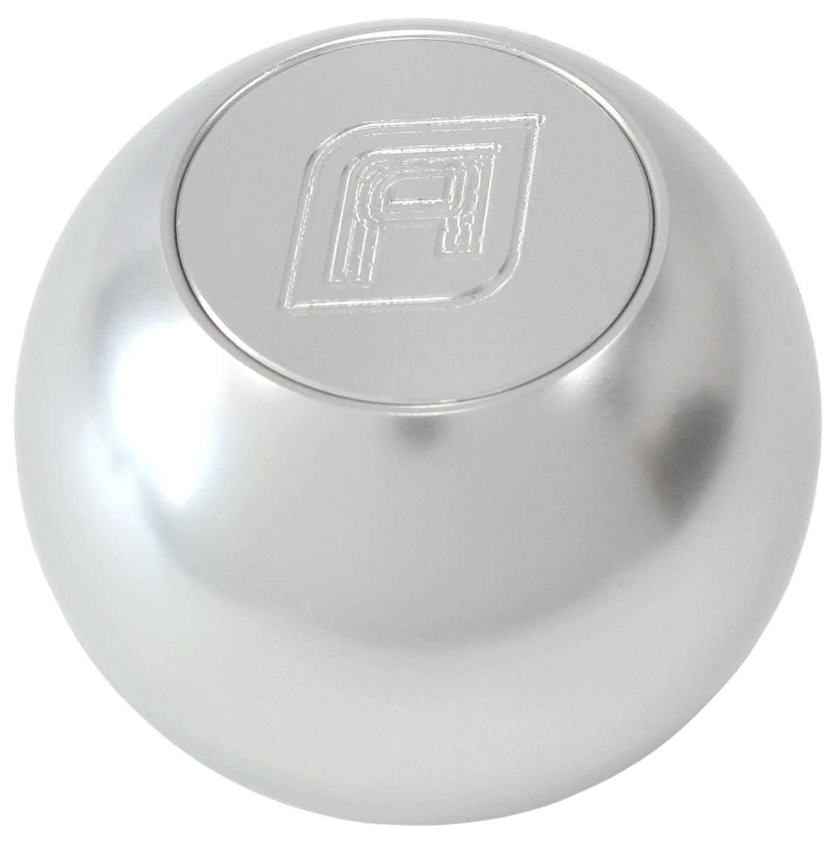 AEROFLOW BILLET ROUND SILVER GEAR KNOB SHIFT SHIFTER BALL 1/2"-20
