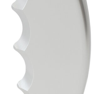 AEROFLOW BARE PISTOL GRIP SIDE PLATE PASSENGER HANDLE SILVER