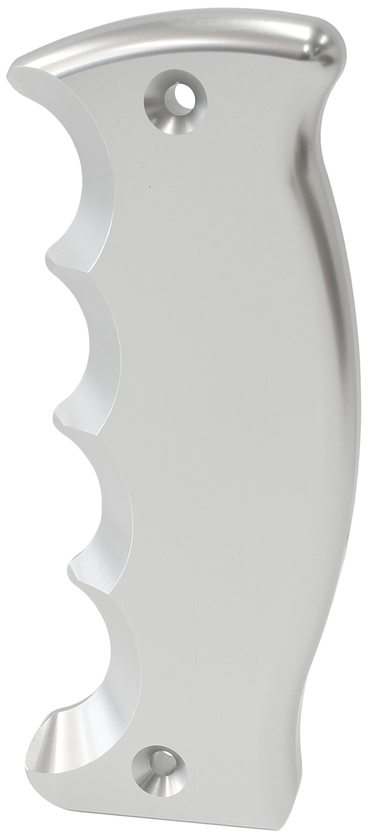 AEROFLOW BARE PISTOL GRIP SIDE PLATE PASSENGER HANDLE SILVER