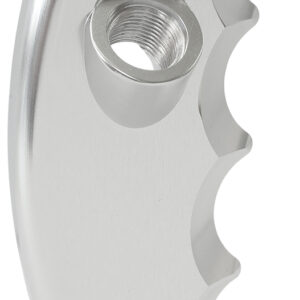AEROFLOW BUTTON PISTOL GRIP SIDE PLATE DRIVERS SIDE HANDLE SILVER
