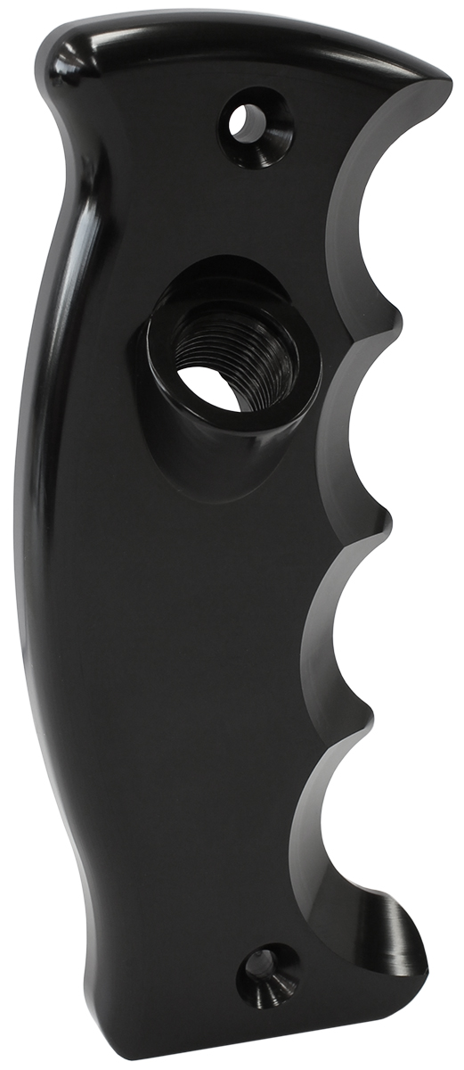 AEROFLOW BUTTON PISTOL GRIP SIDE PLATE DRIVERS SIDE HANDLE BLACK