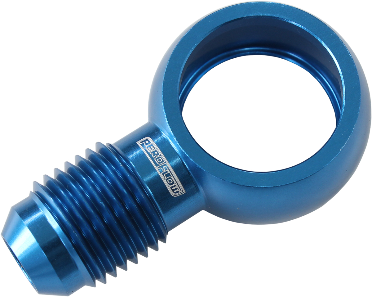 AEROFLOW Banjo 18mm to -6AN Blue