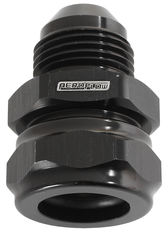 AEROFLOW 5/16" BARB TO -8AN ADAPTER BLACK CONVERT MALE BARB TO AN