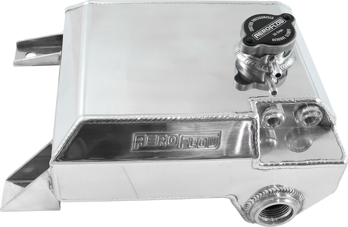 AEROFLOW POLISHED OVERFLOW TANK 2.5L FORD BA BF XR6 XR8 GT FG FGX
