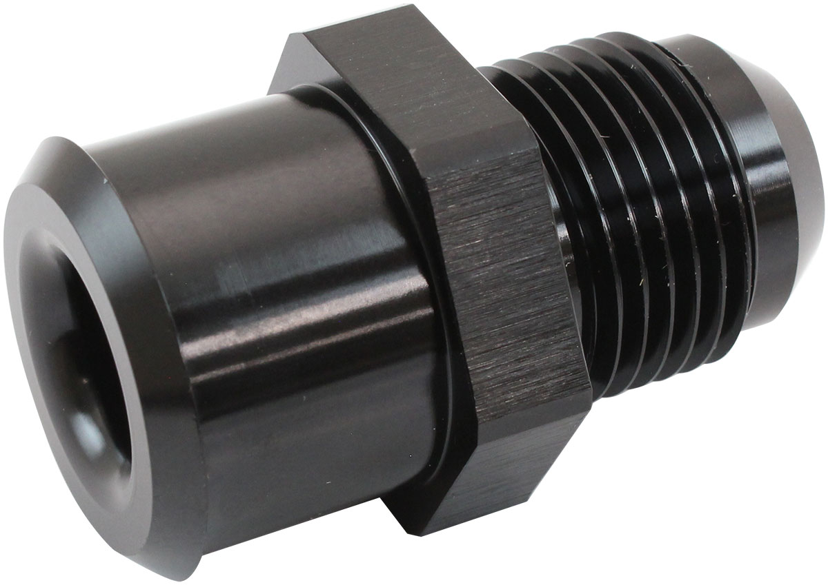 AEROFLOW -10AN BREATHER PUSH IN TO GROMADAPTER SUITS ALL 1-1/4" BLACK
