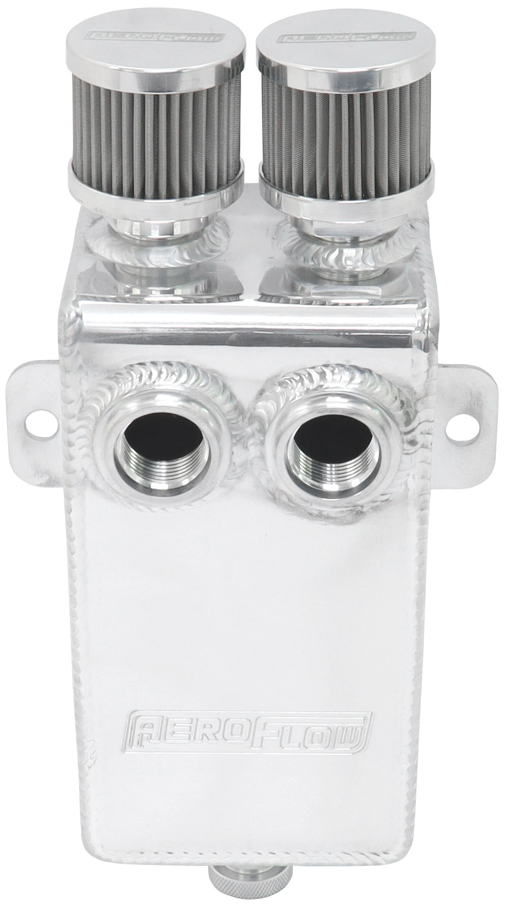 AEROFLOW 1L BREATHER DUAL -10ORB DUAL -10AN BREATHERS TANK CATCH CAN AF77-2020