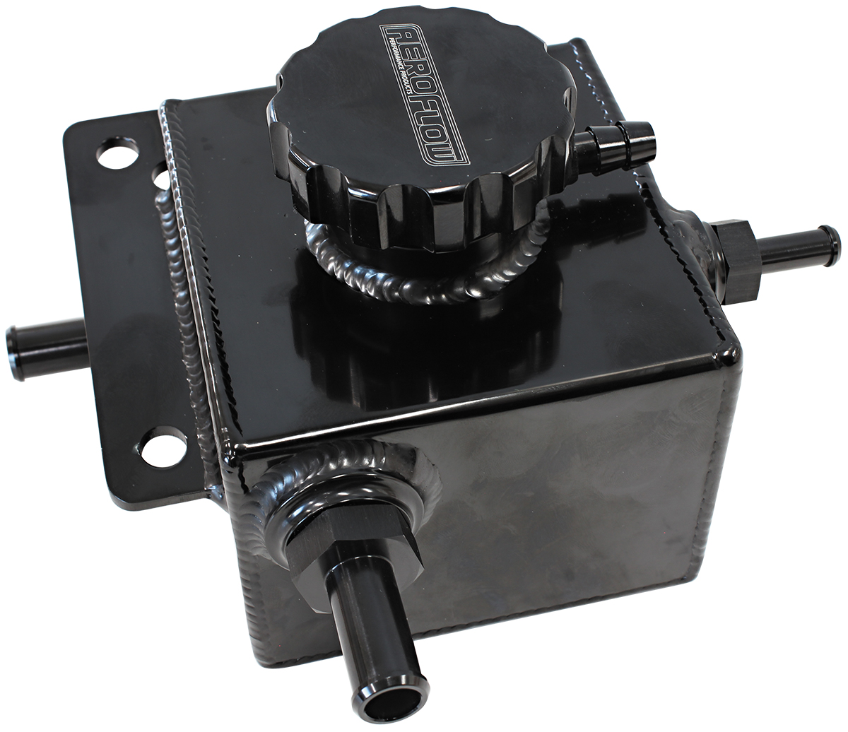 AEROFLOW SUBARU EXPANSION TANK STI WRX 02-07 WRX & 04-16 STI BLACK