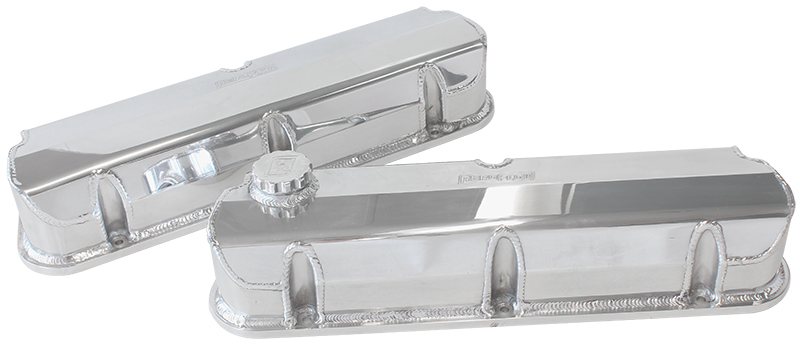 AEROFLOW 289 302 351W FORD FABRICATED COVERS POLISHED SBF