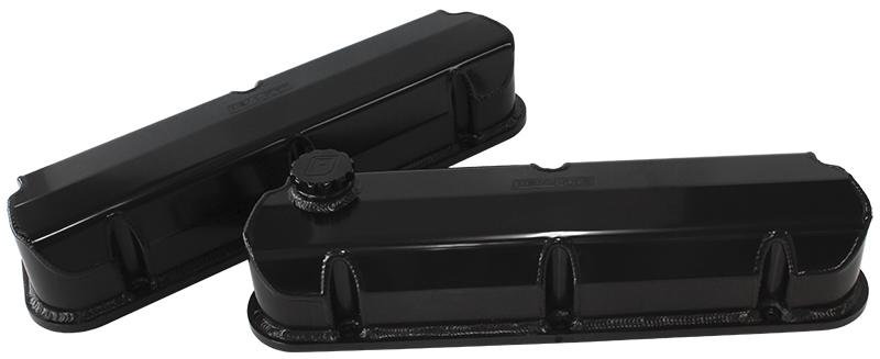 AEROFLOW 289 302 351W FORD FABRICATED COVERS BLACK SBF