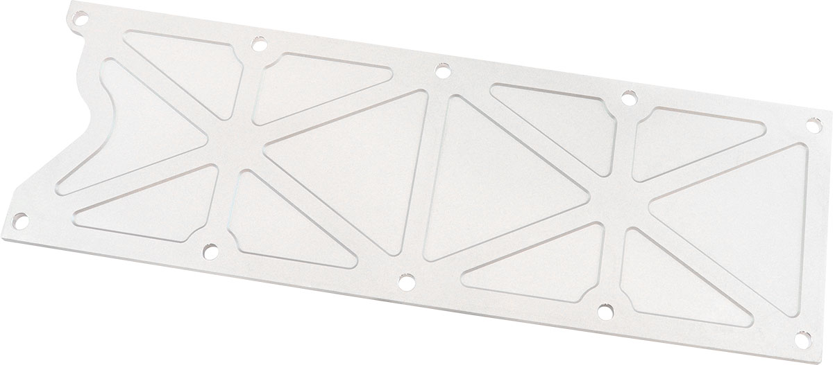AEROFLOW GM LS1 TRUSSED VALLEY PLATE COVER NATURAL CAST ALLOY LS