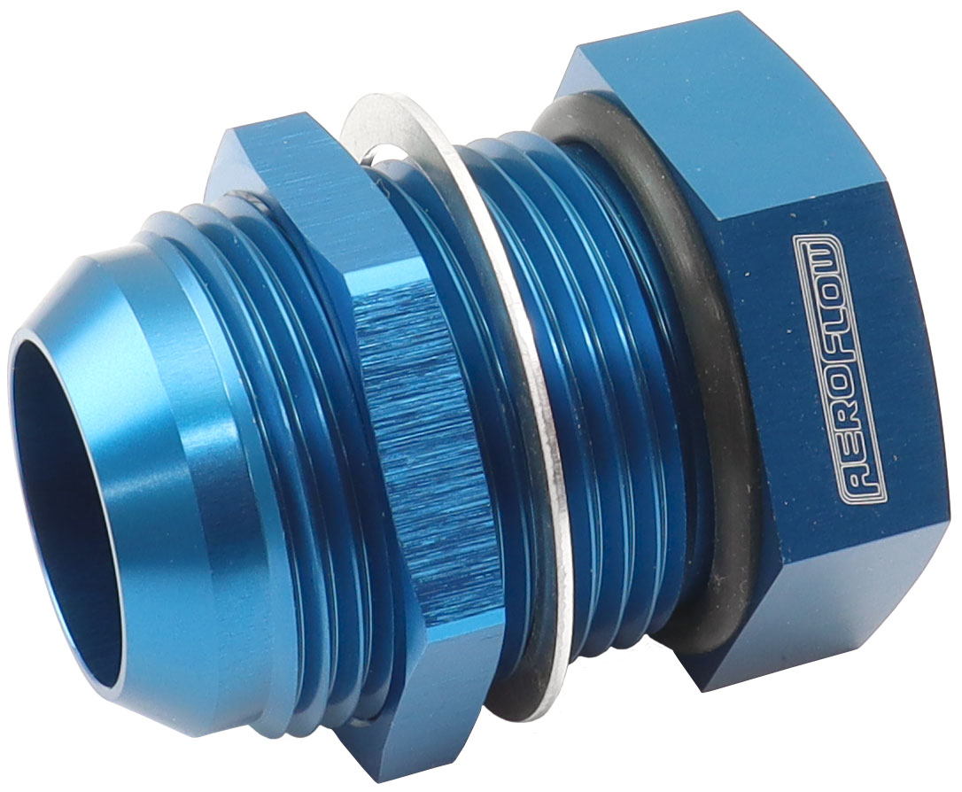 AEROFLOW BOLT IN -16AN BREATHER CAST ORFABRICATED COVERS BLUE