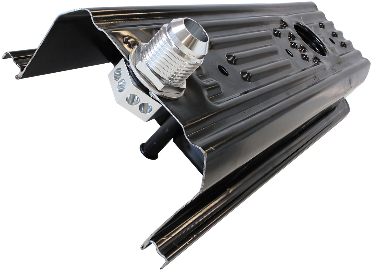 AEROFLOW BOLT IN -16AN BREATHER CAST ORFABRICATED COVERS SILVER - Image 2