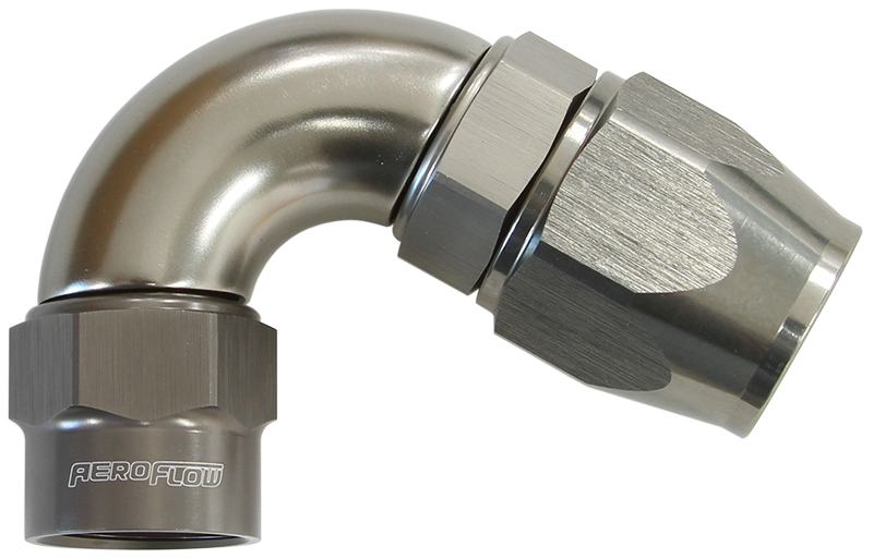 AEROFLOW -8AN 120 DEGREE KRYPTALON FULL FLOW BIG BORE 1 PIECE AF7854-08