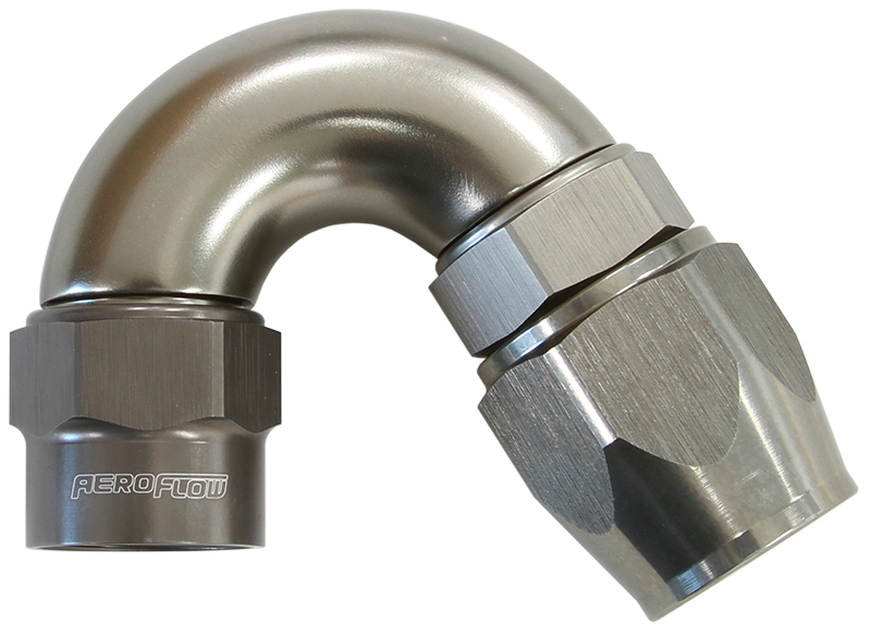 AEROFLOW -12AN 150 DEGREE KRYPTALON FULL FLOW BIG BORE 1 PIECE AF7855-12