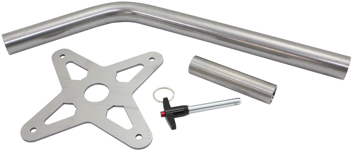 AEROFLOW UNIVERSAL PARA CHUTE PACK MOUNT KIT WELD IN REMOVABLE