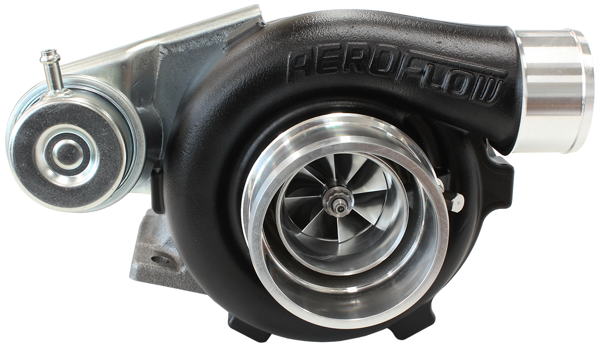 AEROFLOW BOOSTED 4647.86 T28 FLANGE 5 BOLT OUTLET GTX2860 BLACK