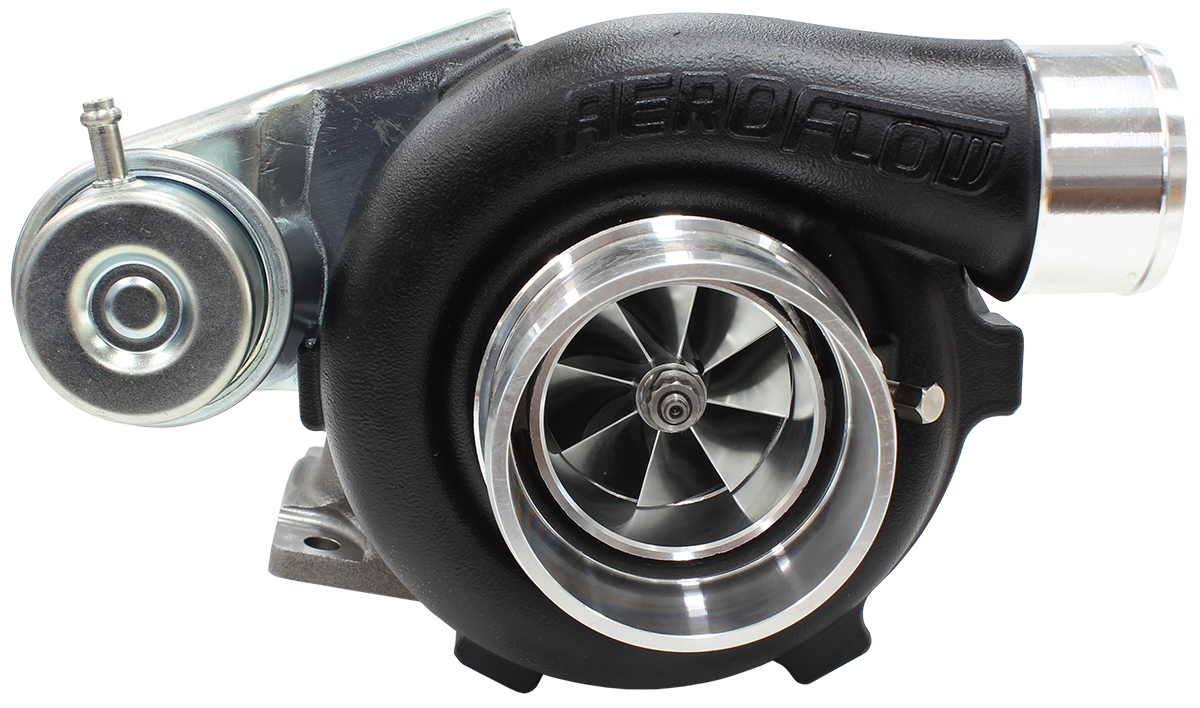 AEROFLOW BOOSTED 5447.64 T28 FLANGE 5 BOLT OUTLET GTX2871 BLACK