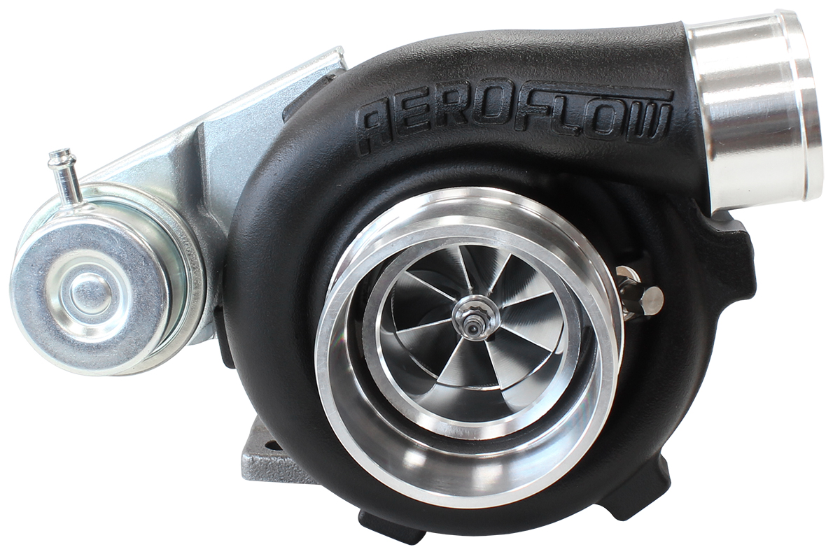 AEROFLOW BOOSTED 5047.64 T28 FLANGE 5 BOLT OUTLET GTX2867 BLACK